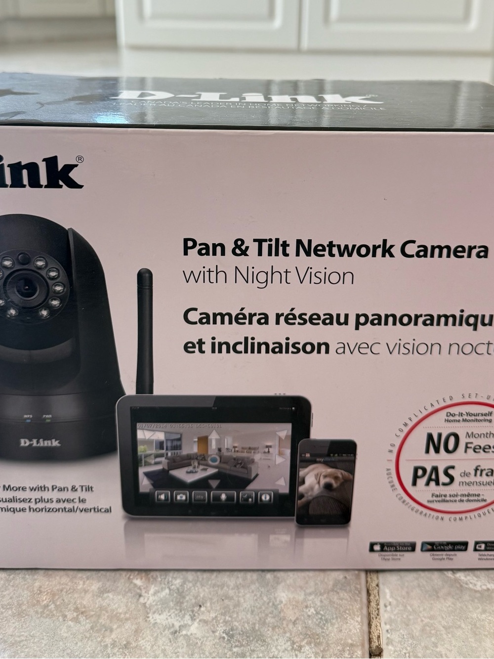 D-Link Black Network Camera - DCS-5010L Packaging